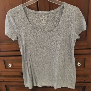 Short Sleeve Grey Ombré American Eagle T Shirt